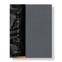 Dommelin Dommelin Hoeslaken Uni Percal 200TC 555 Olifantgrijs 160x210/30