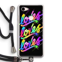 Loves: Pixel 3 Transparant Hoesje met koord