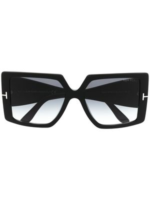 TOM FORD Eyewear lunettes de soleil Quinn à monture carrée - Noir