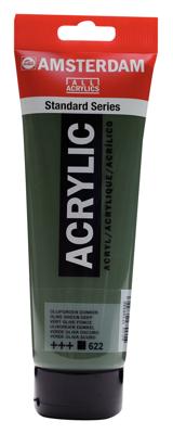 Royal Talens Amsterdam Standard Series Acrylverf Tube 250 ml - Olijfgroen Donker 622