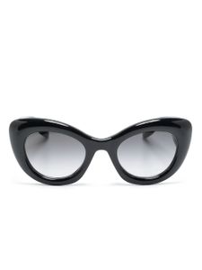 Alexander McQueen Eyewear lunettes de soleil à monture ronde - Noir