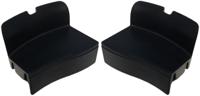 Axa afdekkapjes voor defender zwart (set)