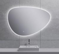 Wiesbaden Uovo spiegel ovaal met LED, dimbaar en spiegelverwarming 100 cm