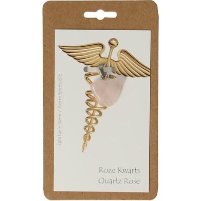 Steengoed Hanger gezondheidssteen roze kwarts