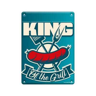 Paperdreams Tekstbord metaal - king of the grill
