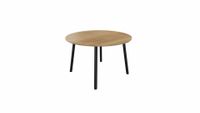 Tafel 9311 rond - 120 cm. - Zwart - Toscaans noten - Zwart - thumbnail