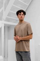 Cou7ure Essentials Reflection T-Shirt Heren Beige - Maat S - Kleur: Beige | Soccerfanshop