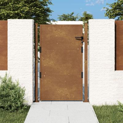 Poort 105x155 cm cortenstaal