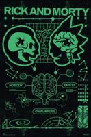 Poster Rick and Morty Nobody Exist on Purpose 61x91,5cm