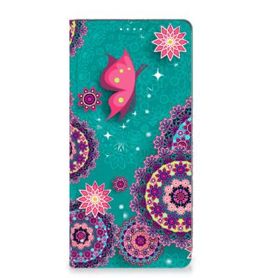 Motorola Moto G73 | Bookcase | Cirkels en Vlinders