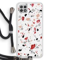 Terrazzo N°12: Samsung Galaxy A22 4G Transparant Hoesje met koord