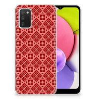 Samsung Galaxy A03S TPU bumper Batik Rood