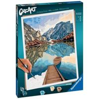 Ravensburger - CreArt groot formaat 30x40 cm - Uitzicht op het meer - 12 jaar - 23612