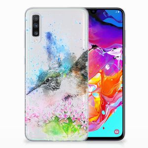 Hoesje maken Samsung Galaxy A70 Vogel