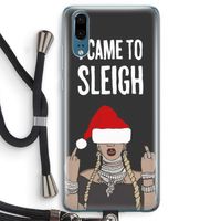 Came To Sleigh: Huawei P20 Transparant Hoesje met koord