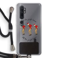 Jingle Ladies: Xiaomi Mi Note 10 Pro Transparant Hoesje met koord