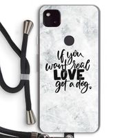 Partner in crime: Pixel 4a 5G Transparant Hoesje met koord