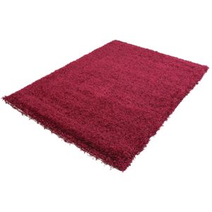 Hoogpolig vloerkleed shaggy Plus 957 5cm hoogte - paars 160 x 230 cm