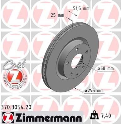 Remschijf Coat Z 370305420
