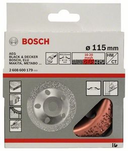 Bosch Accessoires Hardmetalen komschijf 115 x 22,23 mm; medium, schuin 1st - 2608600179