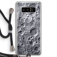 Maanlandschap: Samsung Galaxy Note 8 Transparant Hoesje met koord