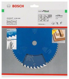 Bosch Accessoires Cirkelzaagblad expert for Wood 170x30x2.6/1.6x40 T - 2608644028