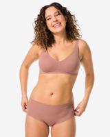 HEMA Dames Tailleslip Micro Rib Lichtbruin (lichtbruin)