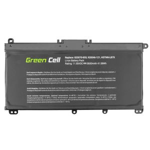 Green Cell HSTNN-LB7L GC-HP145 Laptopaccu 11.55 V 3400 mAh HP