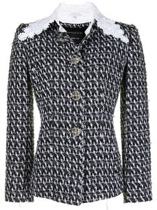 Andrew Gn veste en tweed - Noir