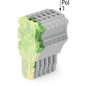 WAGO 2020-106/000-037 Connector, female Groen, Geel, Grijs 25 stuk(s)