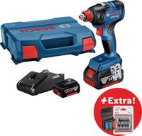 Bosch Blauw gdx 18v-200 professional | accu draaislagmoeraanzetter | set | 2x accu's | in l-boxx - 0615990m38