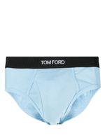 TOM FORD boxer à bande logo - Bleu - thumbnail