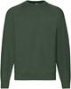 Fruit Of The Loom F304 Classic Raglan Sweat - Bottle Green - XL - thumbnail