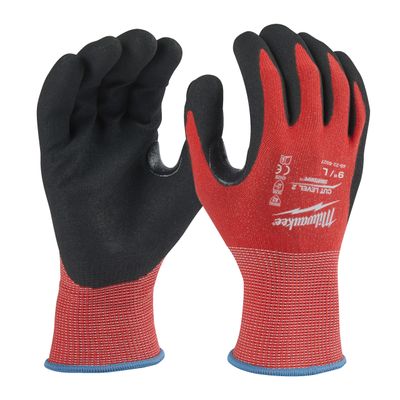 Milwaukee Accessoires Gedipte werkhandschoenen | snijklasse 2/B - 9/L | 1 paar - 4932479908