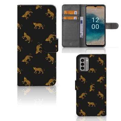 Telefoonhoesje | Met pasjeshouder | voor Nokia G22 Leopards