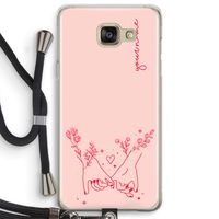 Best Friends: Samsung Galaxy A5 (2016) Transparant Hoesje met koord