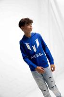 Vingino x Messi Logo Hoodie Kids Donkerblauw - Maat 140 - Kleur: Donkerblauw | Soccerfanshop