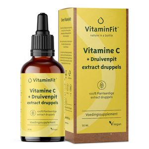 Vitamine C druppels met druivenpit extract (OPC)