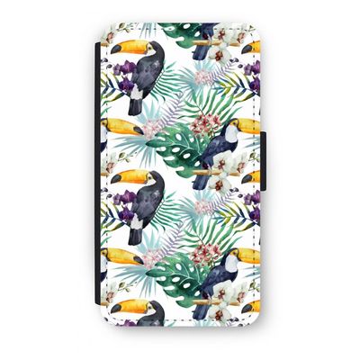 Tukans: iPhone XS Flip Hoesje