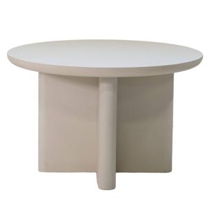 Giga Meubel - Eettafel Rond 120cm - Beige betonlook - Miso