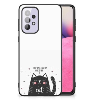 Samsung Galaxy A33 5G Hoesje Cat Good Day