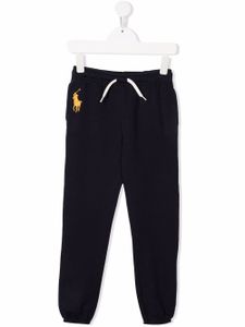 Ralph Lauren Kids pantalon de jogging à motif Polo Pony brodé - Bleu