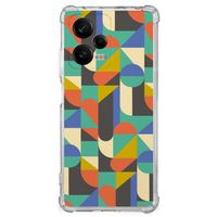 Xiaomi Redmi Note 12 Pro Doorzichtige Silicone Hoesje Funky Retro - thumbnail