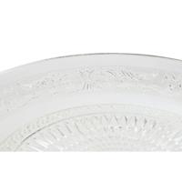 Dinerbord Home ESPRIT Transparant Kristal 33 x 33 x 9,4 cm