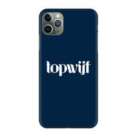 Topwijf Navy: Volledig geprint iPhone 11 Pro Max Hoesje