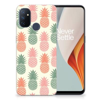 OnePlus Nord N100 | Siliconen Case | Ananas