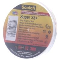 ScotchSuper33+ 19x20  - Adhesive tape 20m 19mm black ScotchSuper33+ 19x20