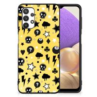Telefoonhoesje Samsung Galaxy A32 5G Punk Geel