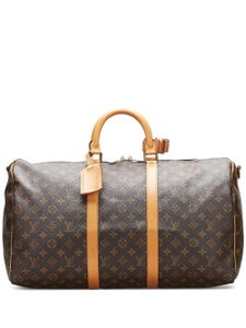 Louis Vuitton 1990 pre-owned Keepall 55 Bandouliere reistas - Bruin