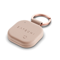 Satechi FindAll vegan-lederen sleutelhanger met FindMy - Desert Rose